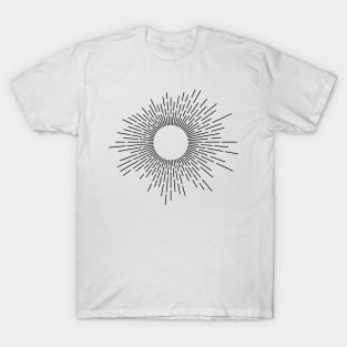 Minimal Sunburst T-Shirt